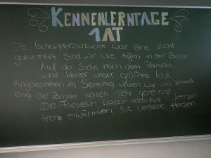 Kennenlerntage 1AT - Bodental