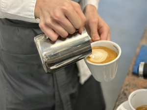 Barista-Prüfungen.