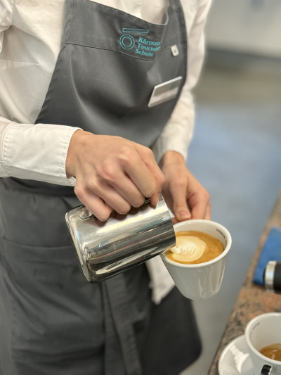 Barista-Prüfungen.